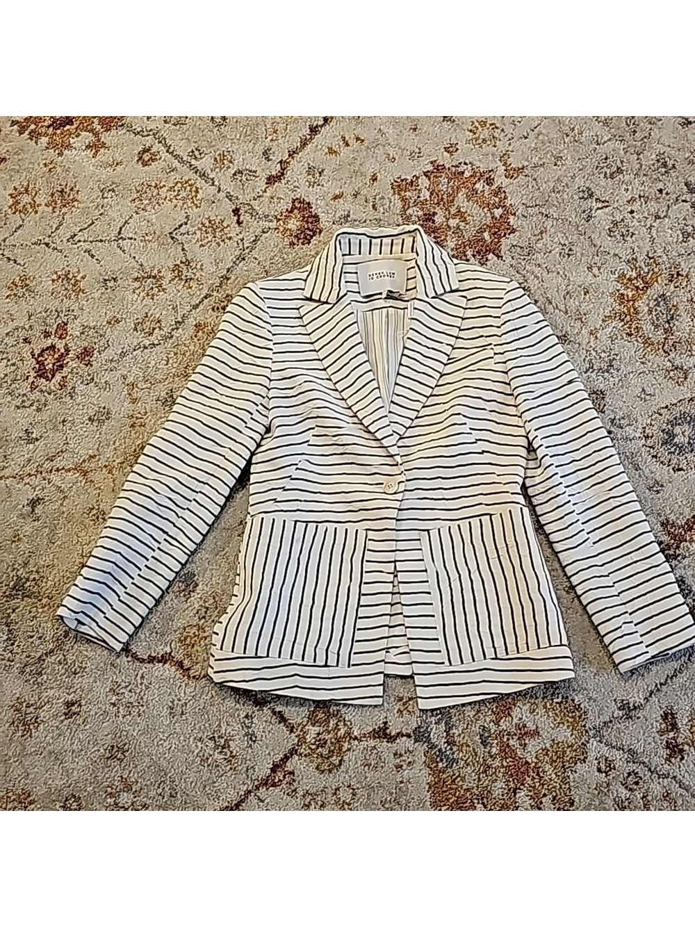 Derek Lam 10 Crosby Striped Blazer Size 6